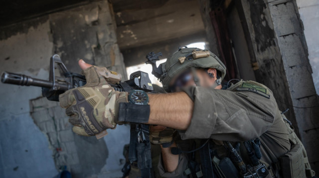 לוחמי צה"ל ברצועת עזה (צילום: דובר צה"ל)