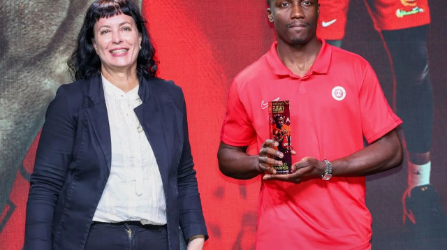 שחקן העונה בליגת העל, ג'ארד הארפר, הפועל ירושלים (צילום: ברני ארדוב)