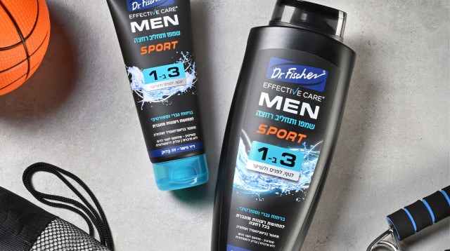 ד"ר פסדרת טיפוח לגבר effective care men sport, ד"ר פישרישר לגברים (צילום: יעל האן)
