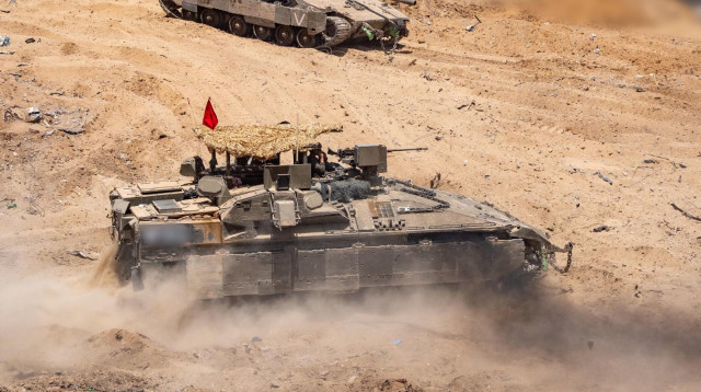 פעילות כוחות צה"ל ברצועת עזה, מרכבות גדעון (צילום: דובר צהל)