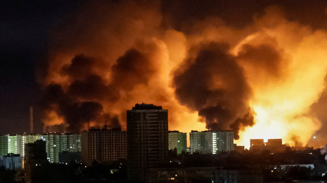 תקיפה רוסית באוקראינה (צילום: רויטרס)