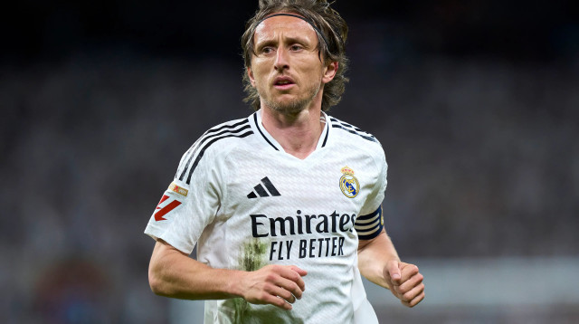 שחקן ריאל מדריד, לוקה מודריץ' (צילום: GettyImages, Diego Souto)