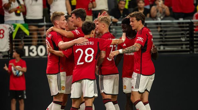 שחקני מנצ'סטר יונייטד (צילום: Ash Donelon)