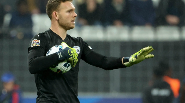 שוער נבחרת ישראל, דניאל פרץ (צילום: GettyImages, Jean Catuffe)