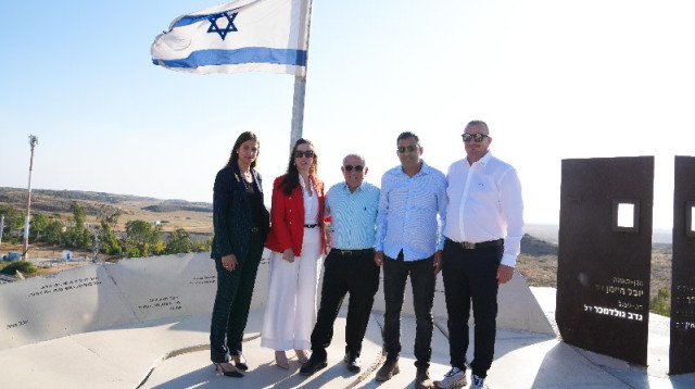 טקס החניכה של מצפה שדרות (צילום: גולן סבג)