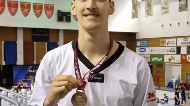 איליה רודרמן, לוחם טאקוונדו (צילום: אתר רשמי, איגוד הטאקוונדו)