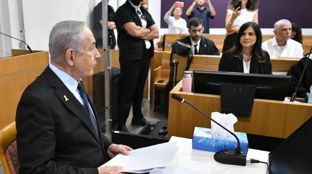 משפט בנימין נתניהו (צילום: ראובן קסטרו, פלאש 90)