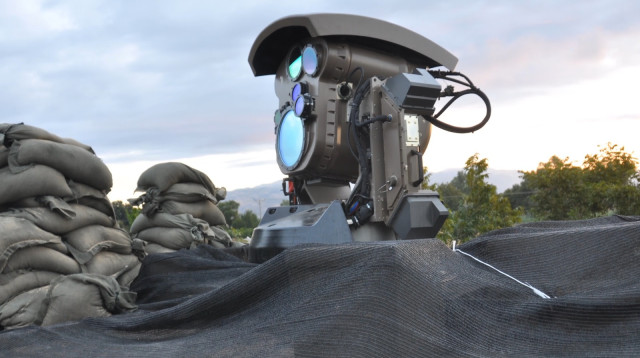 מערכת יירוט בלייזר (צילום: דובר צה"ל,אגף דוברות והסברה במשרד הביטחון)