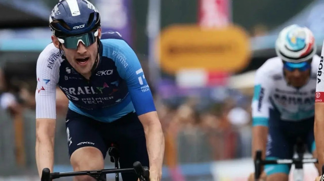 דרק ג'י, רוכב אופניים קנדי של ישראל פרמייר טק (צילום: אתר רשמי, ספרינט סייקלינג)