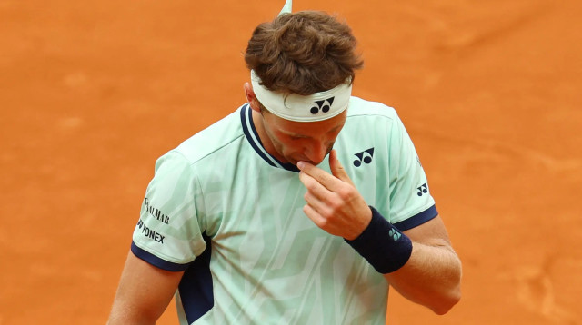 קספר רוד טניסאי נורבגי מאוכזב (צילום: רויטרס)