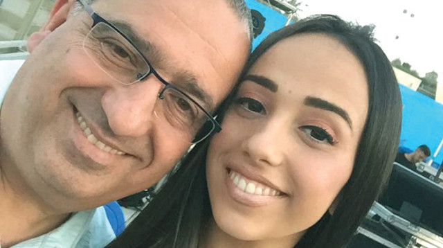 סיון אלקבץ ז"ל ואבי שמעון  (צילום: באדיבות המשפחה)