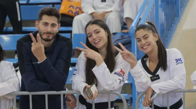 אבישג סמברג באליפות ישראל בגדרה (צילום: רונן טופלברג, איגוד הטאקוונדו בישראל)