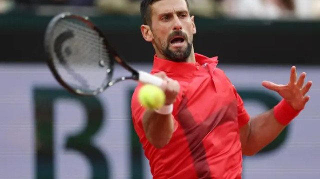 לא התרגש מהלחץ שהפעילו האוהדים הצרפתים. נובאק ג'וקוביץ' (צילום: רויטרס)