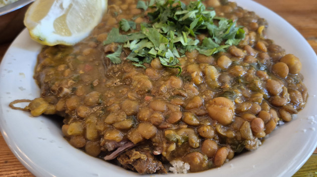 תבשיל חרירה עם בשר, הסאלוף ובניו (צילום: ניר קיפניס)