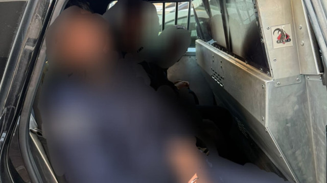 שב"ח שנתפס (צילום: דוברות המשטרה)