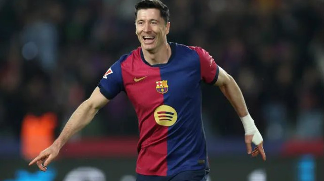 23 שערי ליגה העונה. לבנדובסקי (צילום: GettyImages)