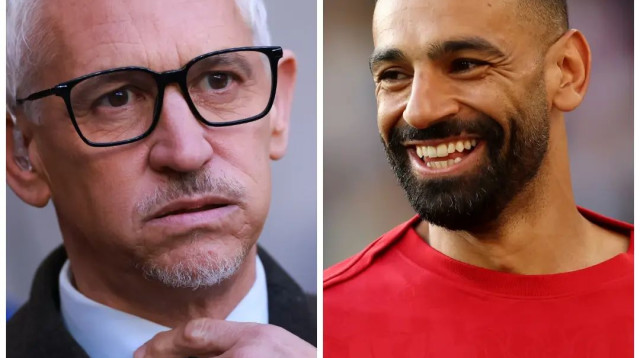 מוחמד סלאח, ליברפול לצד גארי ליניקר, אילוסטרציה (צילום: GettyImages, אילוסטרציה)