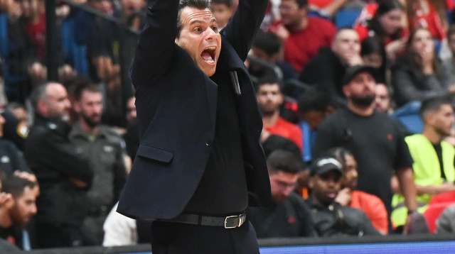 דימיטריס איטודיס, מאמן הפועל תל אביב (צילום: ברני ארדוב)