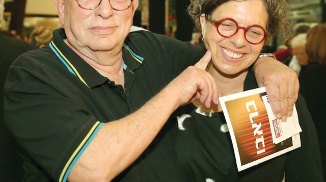 ירון לונדון ומיכל זמיר (צילום: איציק בירן)