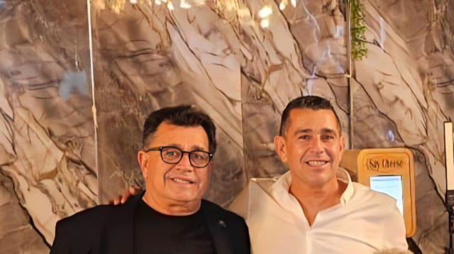 אורי ז״ל (מימין) ויצחק מויאל (צילום: באדיבות המשפחה)