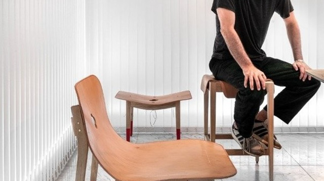 המעצב אריק בן שמחון  (צילום: עודד סמדר)