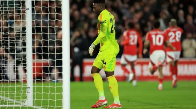 גם הפעם אונאנה נותר חסר אונים (צילום: רויטרס)