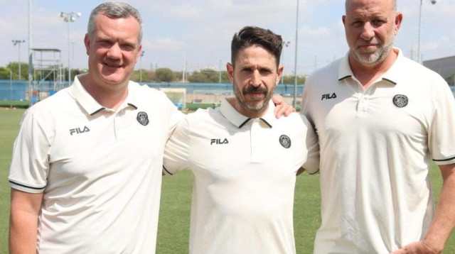 רומן, ברומר ומנספורד (צילום: מכבי תל אביב)