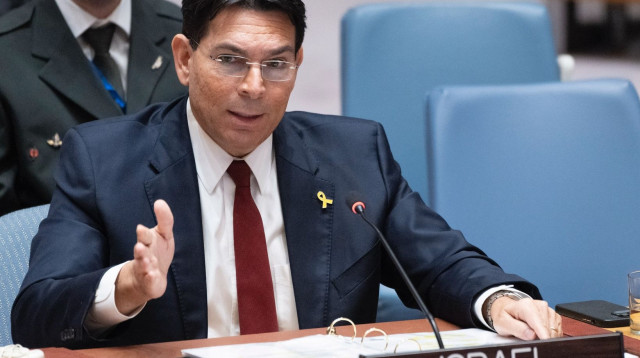 שגריר ישראל באו"ם דני דנון (צילום: ÜN photo/Evan Schneider)