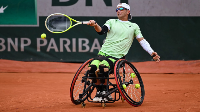 גיא ששון טניסאי פראלימפי (צילום: GettyImages, Daniel Kopatsch)
