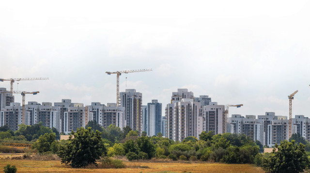 פרויקט תלמים באר יעקב - בניה חדשה (צילום: יוסי אלוני, פלאש 90)
