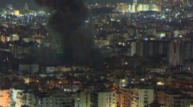 צה"ל תוקף בביירות (צילום: ללא קרדיט)