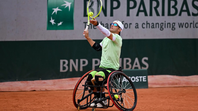 גיא ששון טניסאי פראלימפי (צילום: GettyImages, Daniel Kopatsch)