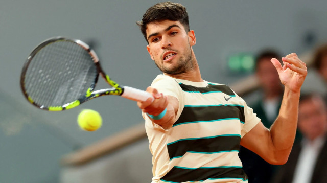 קרלוס אלקראס, רולאן גארוס 2025 (צילום: רויטרס)