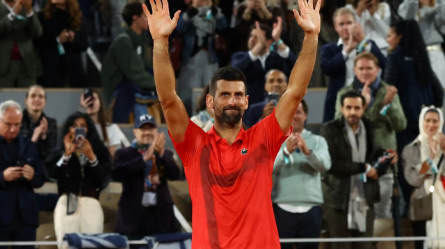 נובאק ג'וקוביץ' טניסאי סרבי אחרי חצי גמר רולאן גארוס 2025 (צילום: רויטרס)