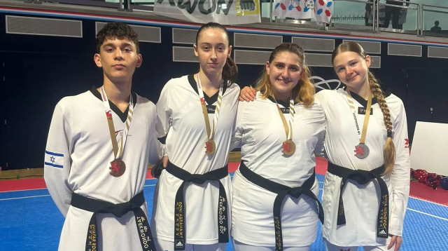 נבחרת ישראל לנוער בטאקוונדו (צילום: תיעוד ברשתות חברתיות לפי סעיף 27 א' לחוק זכויות יו)