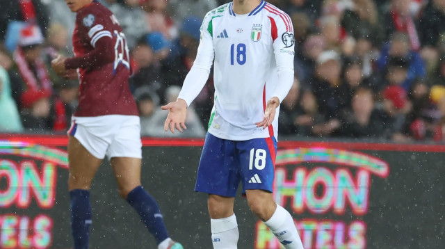 שחקן נבחרת איטליה, ניקולו בארלה (צילום: GettyImages, Claudio Villa - FIGC)