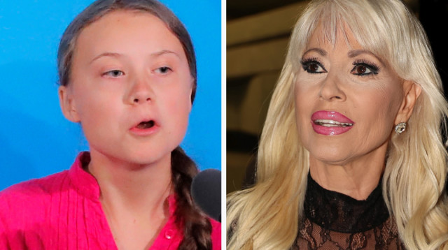 גרטה טונברג, פנינה רוזנבלום (צילום: רויטרס,אור גפן)