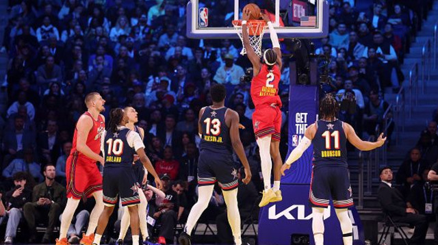 שיי גילג'ס אלכסנדר במשחק האולסטאר (צילום: GettyImages)