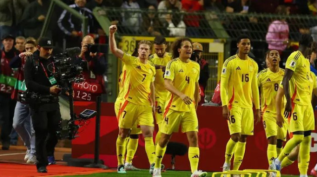 דה בראונה הציל את בלגיה בדקה ה-88 (צילום: רויטרס)