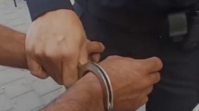 שב"ח נעצר (צילום: דוברות המשטרה)