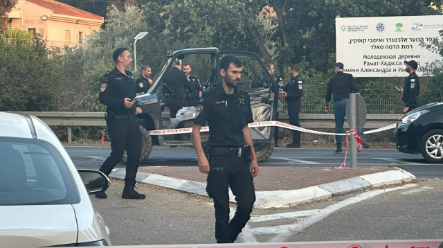 מהזירה סמוך לכפר הנוער (צילום: בתיה גלעדי)