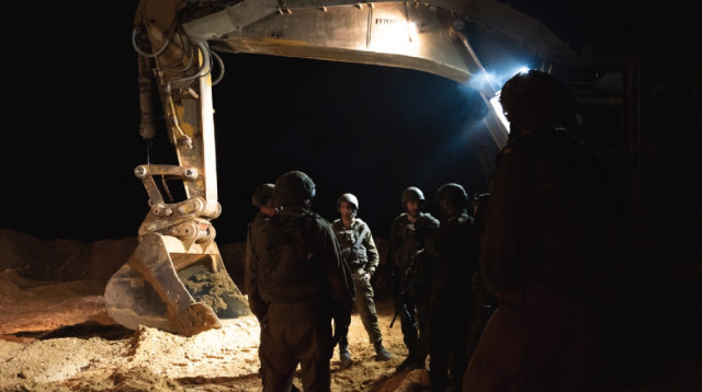 לוחמי הנדסה קרבית (צילום: דובר צה"ל)