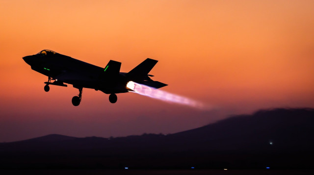 מטוס "אדיר" F-35 (צילום: דובר צה"ל)