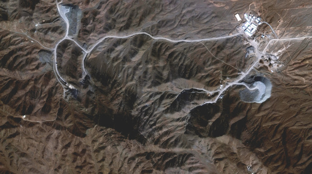 מתקן הגרעין בנתנז אחרי התקיפה הישראלית (ארכיון) (צילום: רויטרס)