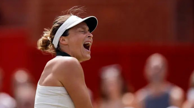 מרגשת. מריה (צילום: רויטרס)