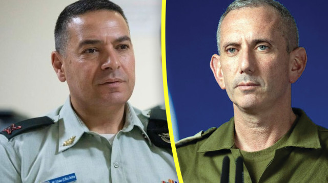 דניאל הגרי, אפי דפרין (צילום: דובר צה"ל)