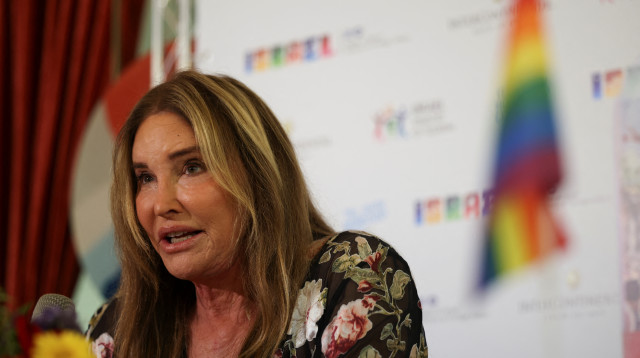 קייטלין ג'נר בישראל (צילום: רויטרס)