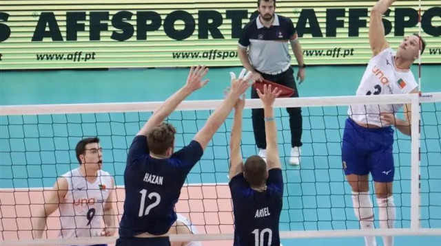 נבחרת ישראל בכדורעף (צילום: אתר רשמי, CEV)