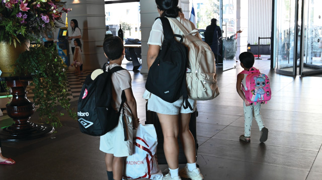 מפוני המלחמה נגד איראן במלון הרודס בתל אביב (צילום: פאולינה פטימר)