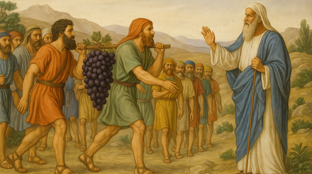 פרשת המרגלים (צילום: AI)